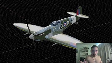 Texturing a Spitfire in 5 Minutes | Blender Tutorial (Arijan)