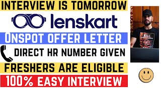 Lenskart Bulk Hiring Freshers | Latest Job Updates In Hindi | Private Company Jobs | Free Jobs