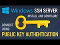 SSH To Windows Using Public Key