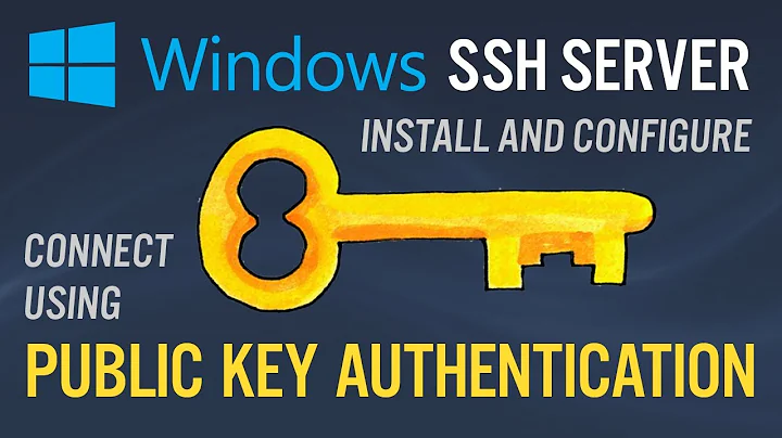 Streamlined Windows Access with Public Key SSH