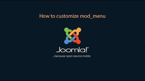 How to customize  mod_menu via template overlay in Joomla 3
