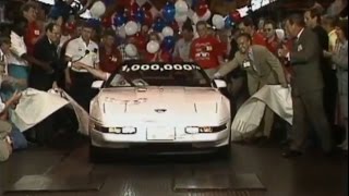 1-Millionth Chevrolet Corvette Introduced 1992