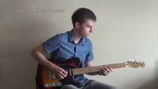 Video thumbnail of "Brad Paisley - Moonshine in the trunk guitar solo cover"
