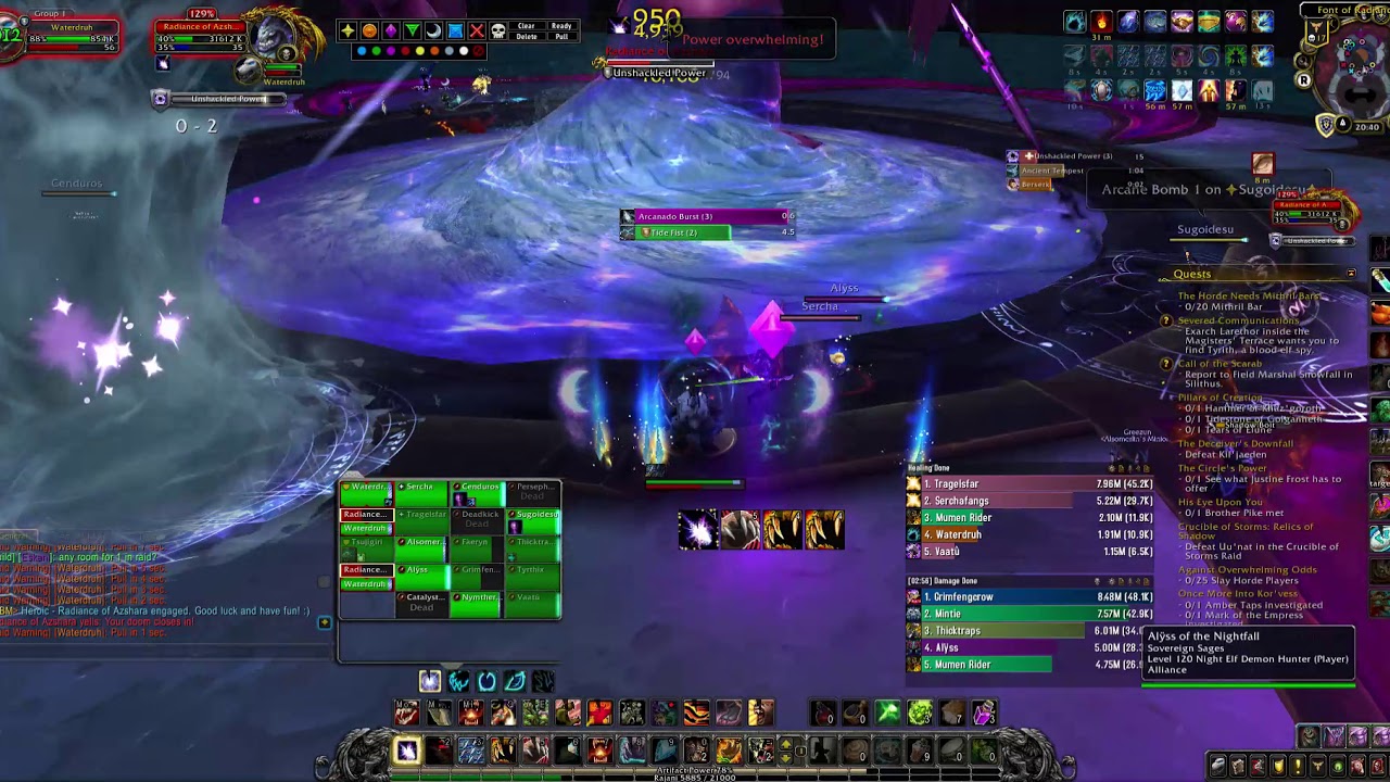 Heroic Eternal Palace, Radiance of Azshara, Sovereign Sages