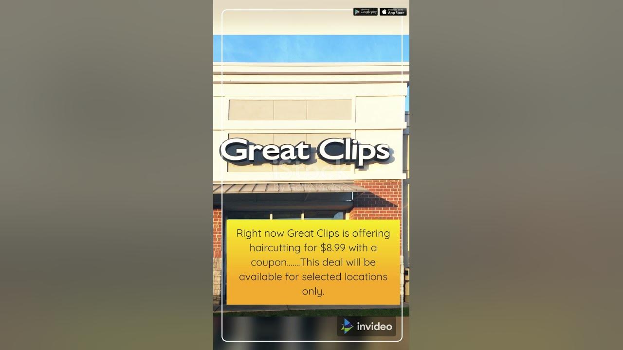 GreatClips Coupons YouTube