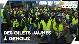 Hommage des «gilets jaunes» pour les lycéens de Mantes-La-Jolie