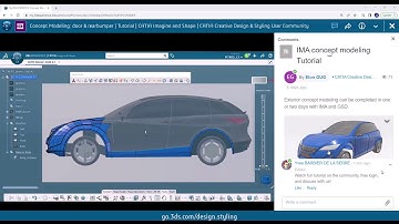 Exterior concept modeling - Door & Rearbumper - Tutorial - CATIA Imagine & Shape