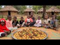 African Village Life: Kids Sharing Delicious Biryani Together 😍🌿