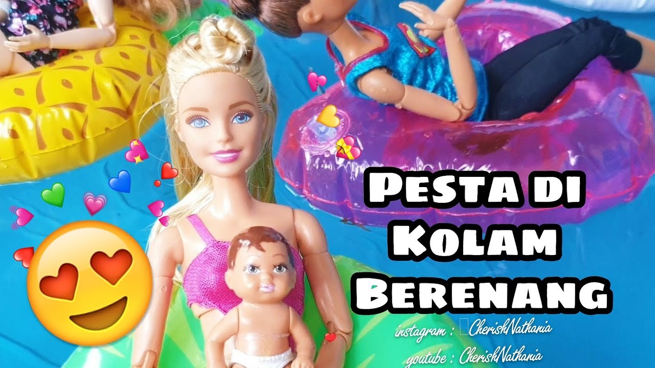 Barbie Berenang l Cerita Barbie Ken Bermain Air I Video Cerita Dongeng
