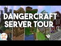 DANGERCRAFT SERVER TOUR! | Castles, Events, & More