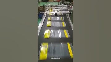 Bag paging machine automatic bag counting feeding paging system with conveyor