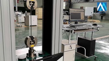 Computerized Electronic Universal Tensile Strength Machine 100KN Test Video  2