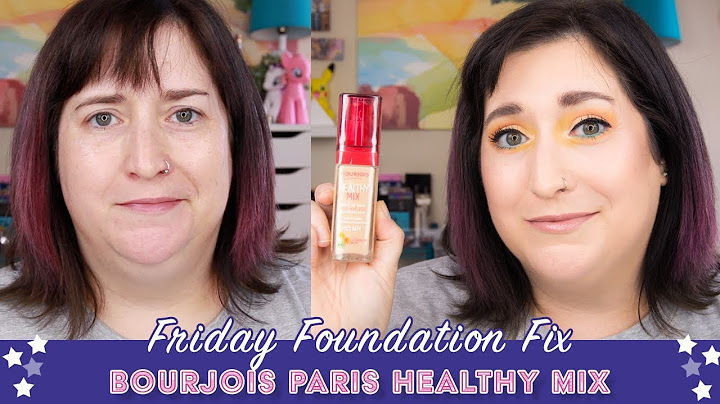 Review bourjois healthy mix foundation sheis