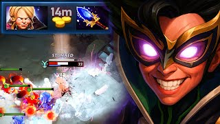 The Best Gameplay Scholar Of Koryx Invoker 14-Minute Aghanims Vs Leshrac Mid Dota 2 Invoker