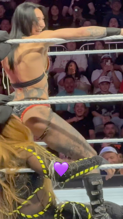 Rhea Ripley & Iyo Sky STINKFACE Nia Jax #wwe #shorts