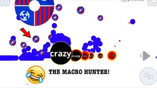 AGAR.IO NEXT LEVEL! [MACRO HUNTER], 75$ GIVEAWAY ( AGARIO MOBILE )