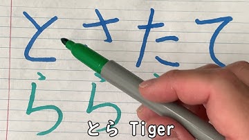 Ra Ri Ru Re Ro - how to write and pronounce Ra ら in Japanese