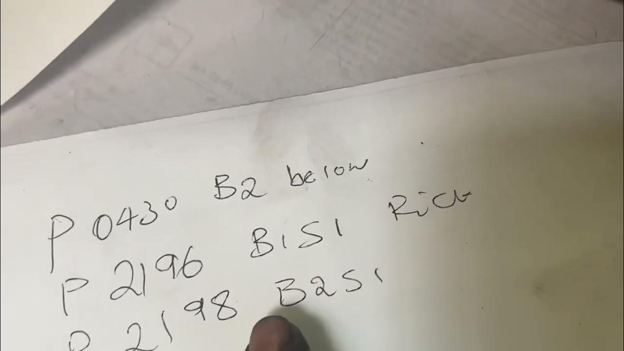 P2193 & P2198 Ford F-150 3.7L - YouTube