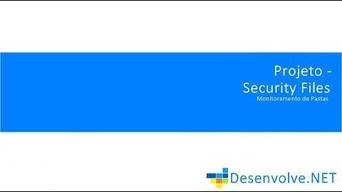 Monitoramento de Pastas VB.NET