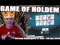 Game of Holdem! 21 Mar - 21 Apr Stream highlights.