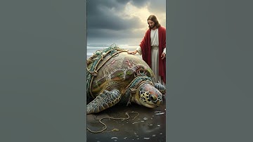 Thumbnail of ✨ MIRACLE OF JESUS – Saving a Giant Sea Turtle from Certain Death 🌊🐢🙏