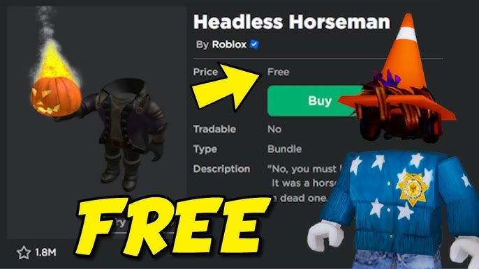 OMG!! Roblox MADE HEADLESS HORSEMAN FOR FREE!! 😱😱 