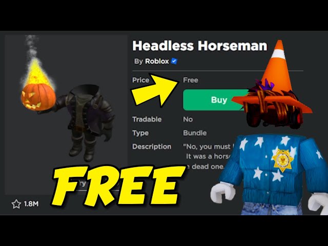 Free: Roblox The Legend of Sleepy Hollow The Headless Horseman