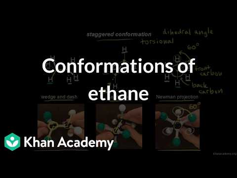 Conformations of ethane | Grade 11 | Chemistry | NCERT | Khan Academy (IN accent)