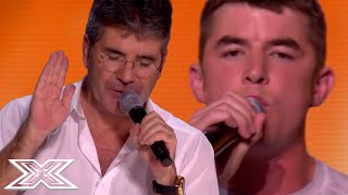 Simon Cowell STOPS The Song And Makes Him Sing ACAPELLA! | X Factor Global