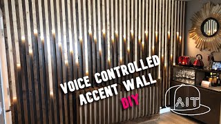 DIY Voice controlled LED Accent Wall