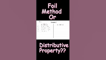 FOIL Method or Distributive Property! #foil #distributiveproperty #ged #multiplying #binomials
