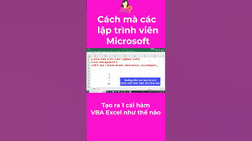Khóa học VBA Excel cấp tốc - học làm hàm sum
