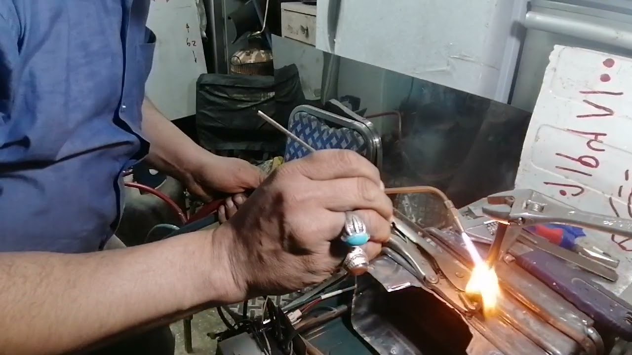 شاهد إصلاح سربنتية سخان غاز 01001839120 حكيم ابوغزاله