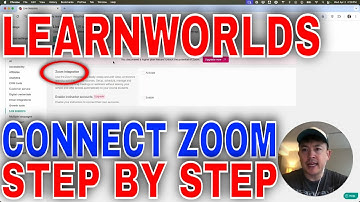 ✅  How To Link Connect Zoom To LearnWorlds🔴
