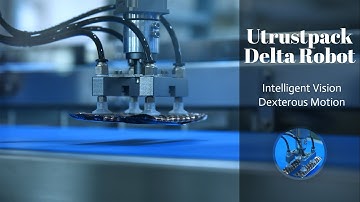 Utrustpack 4 Axis Delta Robots for Automatic Sorting Chocolate Bars