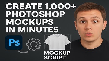Create 1000 Photoshop Mockups in Minutes with Mockup Script
