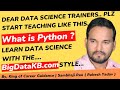 This is how you should learn python or data science  bigdatakbcom