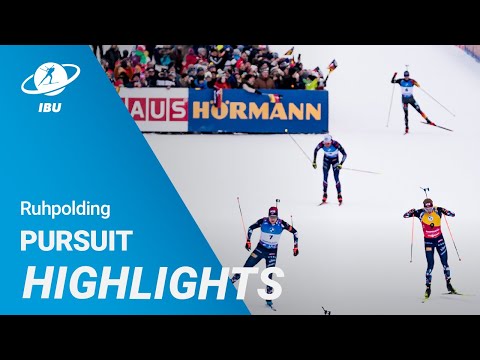 World Cup 23/24 Ruhpolding: Men Pursuit Highlights