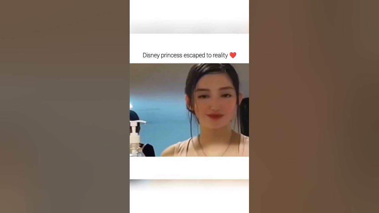 Disney Princess Face Expressions - She is a Real Life Princess 🤩 #shorts #shortsvideo