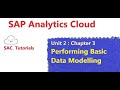 11 performing basic data modelling in sac sap analytics cloud