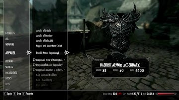 Skyrim Daedric Armor - Forging Legendary Daedric Armor
