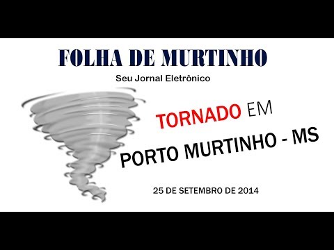 TORNADO - Porto Murtinho foi atingido por ventos de mais de 100km/h