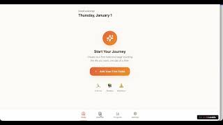 Full walkthrough of habit tracking app screenshot 3