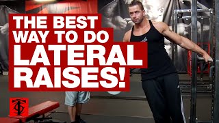 Compared to other free-weight lateral raise variations, this exercise
puts the deltoid under tension for a greater portion of range motion,
making eac...