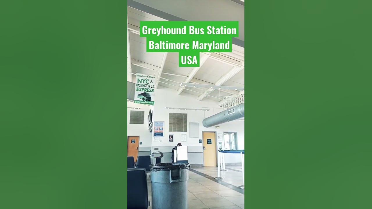 Greyhound Bus Station Baltimore City Maryland USA travel YouTube