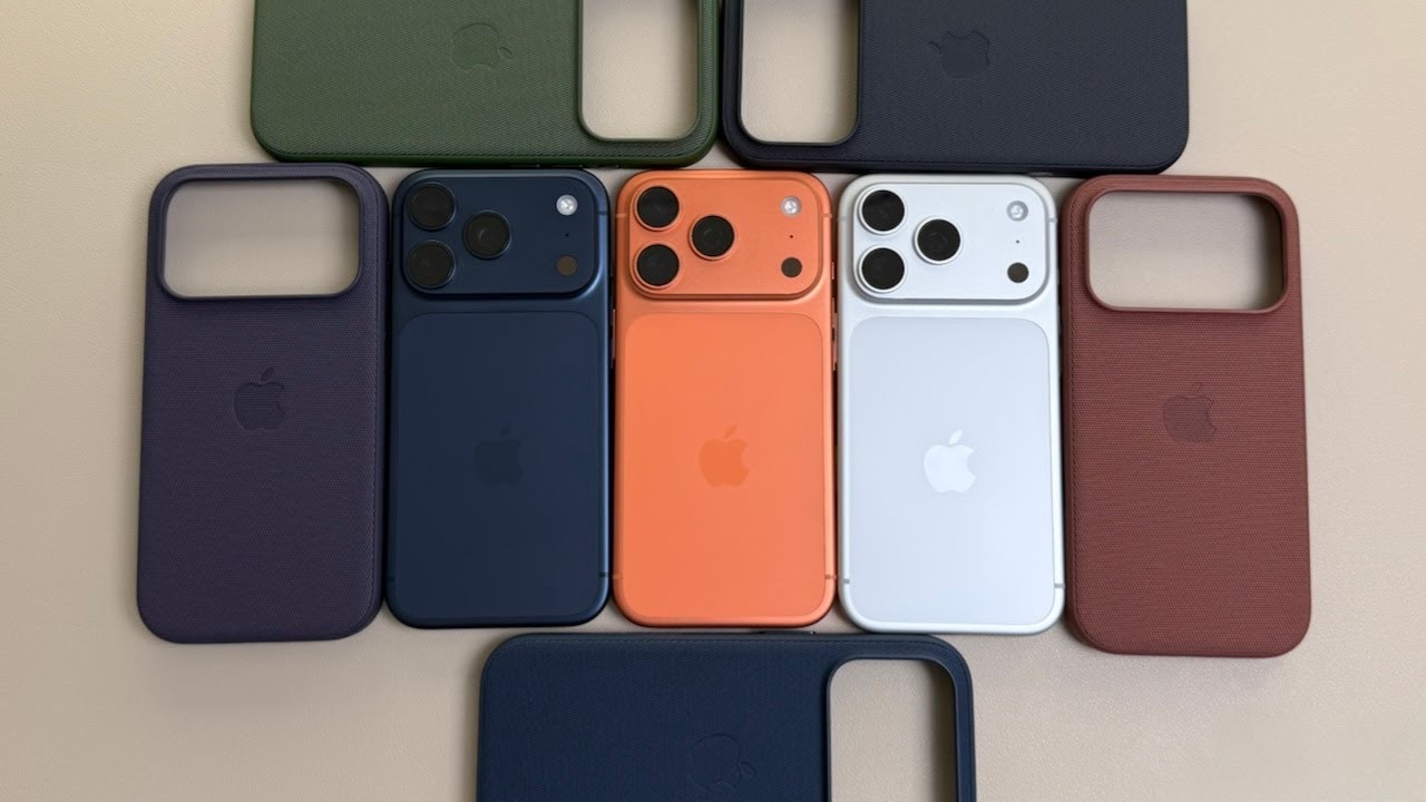 Все цвета чехлов Apple TechWoven для всех цветов iPhone 17 Pro!!!