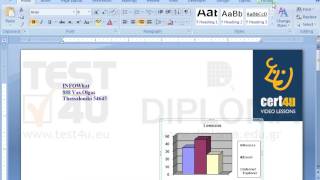 Apply any options required so that the text is tightly wrapped only on the left side of the...