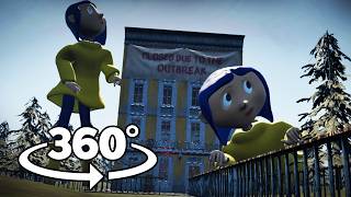 VR 360° Coraline in “The House of Horrors”! 4K/VR