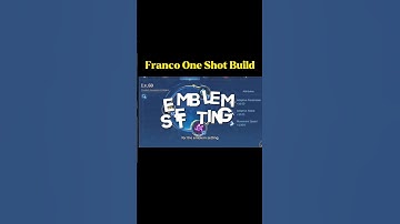 ✅️Franco One Shot Build