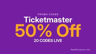 Ticketmaster Coupon Codes for September 2026, Led by 50% Off | RetailCoupons.com